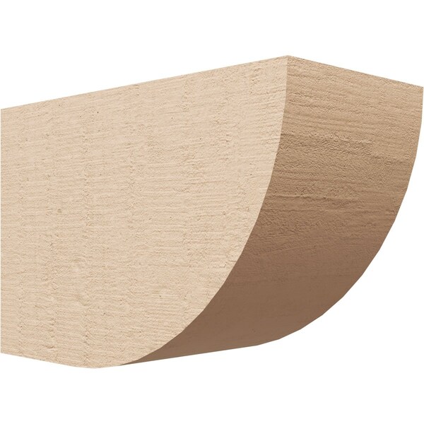 Ekena Millwork 6in. W x 8in. H x 12in. L Durham Woodgrain TimberThane Rafter Tail, Primed Tan RFTUR06X08X12DURRCPR - main